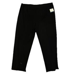 Ming Wang Ankle Pants Black Pull On Career Closet Staple NWT - 3X